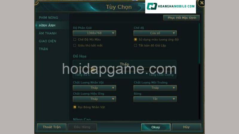 Chỉnh LMHT Hết Lag: Tối Ưu Cấu Hình & Mạng - Hướng Dẫn HoidapGame